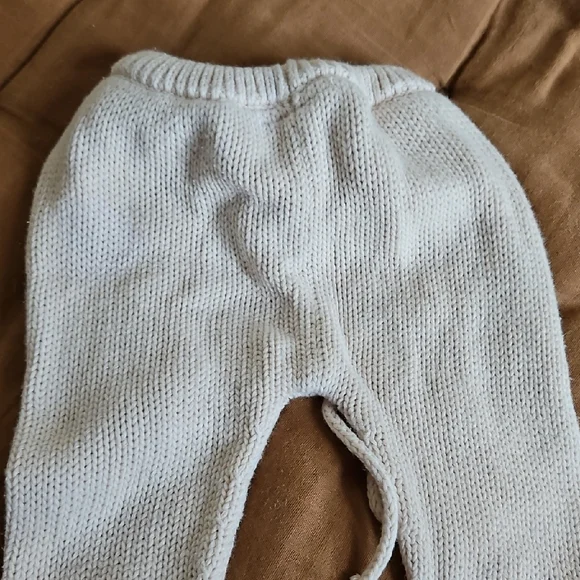 Illoura The Label Kids Pink Chunky Knit Footed Leggings - Picture 4 of 5